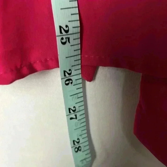 Lucy Love Womens Blouse Pink L Sleeveless Button Down Back Sash Vneck Pretty New - Picture 10 of 11